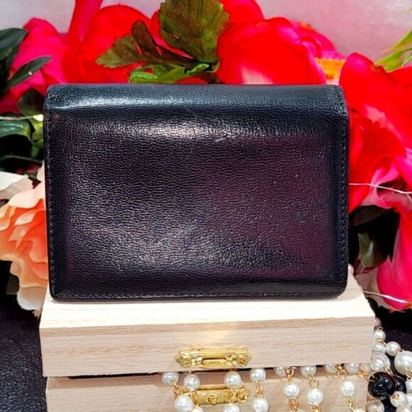 Authentic Salvatore Ferragamo Leather Card Holder - Picture 8 of 12